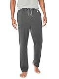 Nautica Men's Soft Knit Sleep Lounge-Pant, Charcoal Heather, Large