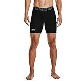 Under Armour Men's Armour HeatGear Compression Shorts, Black (001)/Pitch Gray, Large Tall