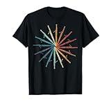 Funny Bassoon Retro Rainbow - Bassoon Player Orchestra Band T-Shirt
