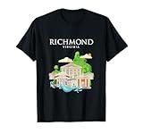 Richmond Virginia Historical Landmarks Travel Souvenirs T-Shirt