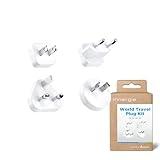 Innergie World Travel Plug Kit (US, UK, EU, AU plugs) Universal plugs for Innergie One For All USB-C Power Adapters (C6 Single, 60C INTL, C6 Duo INTL, 45H, and other Single/Intl ver)-Delta Electronics