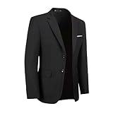 Men's Suit Jacket Blazer Casual Solid Slim Fit Party Sport Coats Blazers Single Breasted Mens Tuxedos Jackets Black X-Large