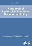 Handbook of Research in Education Finance and Policy