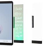 LED Memo Board with Sticky Note Holder, Clear Acrylic Computer Monitor Organizer, Office Supplies, Work from Home Essentials, Multifunction Workspace Accessories