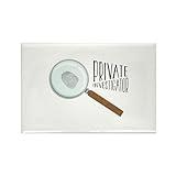 CafePress Private Investigator Magnets Rectangle Magnet, 3"x2" Refrigerator Magnet