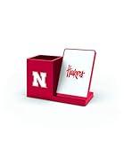 SOAR NCAA Wireless Cell Phone Charger and Desktop Organizer, Nebraska Cornhuskers