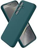 CUZMIGO for Samsung Galaxy S24 Plus Silicone Case, Slim Fit Premium Liquid Silicone Shockproof Phone Cover, Upgraded Camera Protection and Microfiber Lining 6.7inch, Pine Green