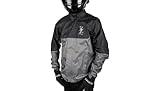 Thrashin Supply Company Thrashin Supply Co Waterproof Mission Rain Jacket X-Large Black/Gray