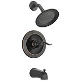 Delta Windemere 14 Series Bathtub and Shower Faucet Set, Oil Rubbed Bronze Shower Head and Handle Set, Valve Trim Kit, Oil Rubbed Bronze BT14496-OB (Valve Not Included)