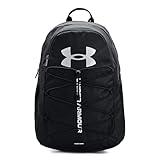 Under Armour Unisex-Adult Hustle Sport Backpack , Black (001)/Silver , One Size Fits All