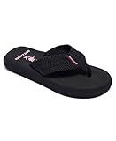 Rocket Dog Women's Sunset Webbing Flip Flop, Black, 9