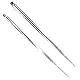 MILACOLATO G23 Titanium Piercing Taper Insertion Pins 16G 18G Taper Piercing Kits for Ear/Nose/Navel/Nipple/Lip/Eyebrow/Tongue/Tragus Helix Stretcher Body Piercing Stretching Kit Assistant Tools