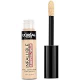 L'Oreal Paris Makeup Infallible Full Wear Waterproof Matte Concealer, Full Coverage, Ivory, 0.33 fl. oz.