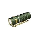 OLIGHT Baton4 Rechargeable EDC Flashlight, LED Pocket Light 1300 Lumens with Magnetic Charging Cable, Powerful Bright IPX8 Waterproof for Home, Camping and Emergencies (OD Green)