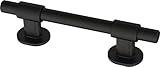 Franklin Brass Adjusta-Pull Francisco (5-Pack) Adjustable Drawer Pulls/Cabinet Handles 1-3/8" to 4" Hole Center Matte Black Hardware Kitchen Door, Drawers, Dressers, Furniture P44364-FB-B