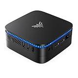 KAMRUI AK1PLUS N95 Mini PC, Intel Processor N95 (up to 3.4GHz), 8GB DDR4 RAM 256GB M.2 SSD, Desktop Computer Support 2.5" SSD, Dual 4K, WiFi, Ethernet for Business, Office, Home