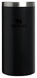 Stanley Everyday Can Cooler Cup 15 oz | Beer, Seltzers, Soda, and Energy Drinks | Doubles as Tumbler | Insulated Stainless Steel Drink Holder | BPA-Free | Black 2.0