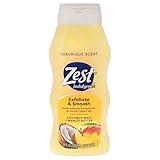 Zest Body Wash - Enriched with Coconut Milk - Invigorating Scent - Hydrating Body Soap - Suitable for All Skin Types - Coconut Milk and Mango - 20 oz