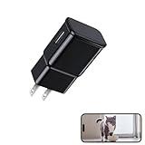 DWKINPING Hidden Camera Charger Detector Wireless WiFi Camera with Night Vision/Motion Detection,Remote and APP Control for Home Indoor Wireless，Night Vision for Home, Baby, Pet