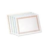 Gartner Studios Variety Pack Certificate Paper, 65lb, 8.5” x 11”, 100 Count, Red, Blue, Gray and White Customizable Blank Award Certificates (74933)