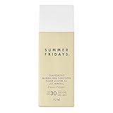Summer Fridays ShadeDrops Broad Spectrum SPF 30 Mineral Milk Face Sunscreen with Zinc Oxide - Lightweight, Moisturizing Formula with a Soft, Natural Finish (1.7 Fl Oz)