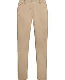 Nautica girls School Uniform Stretch Interlock Jegging Leggings, Khaki, 16 US