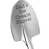 Fathers Day Father Gifts for Dad Daddy Father-in-Law Grandpa, Dad Birthday Gift from Daughter Son Father's Day Papa Grandfather Husband Brother Uncle, Funny New Bonus Step Dads Ice Cream Shovel Spoon