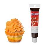 Bakerpan Orange Gel Food Coloring for Baking, Royal Icing, Edible Food Coloring Gel for Cake Decorations - .70 oz (Made in USA)