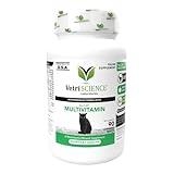 VetriScience 27+ Active Health Chewable Tablets, Nu Cat Daily Multivitamin for Cats and Kittens, Balanced Vitamins, Minerals and Antioxidants, Health and Wellness Support, Fish, 90 Count