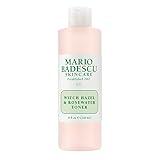 Mario Badescu Witch Hazel & Rosewater Toner for All Skin Types |Alcohol Free Facial Toner that Clarifies and Rejuvenates |Formulated with Witch Hazel & Rose Extract| 8 FL OZ