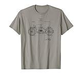 Classic Vintage Patent Print 1919 Motorcycle T-Shirt