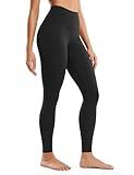 CRZ YOGA Butterluxe High Waisted Lounge Leggings 28'' - Workout Yoga Pants for Women Buttery Soft Black Small