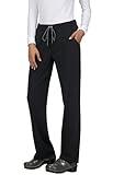 KOI Next Gen Everyday Hero Women's 5-Pocket Cargo Scrub Pants Black Medium Petite