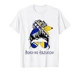 Bosnian Girl Bosniaks girl Bosnia and Herzegovina woman flag T-Shirt