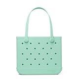 BOGG BAG - Medium Tote - Under the Sea(foam) - 15in L x 5in W x 12.5in H - Beach, Pool, Boat, Work, Sports - All Purpose EVA - Lightweight, Washable, Durable