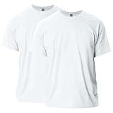 Gildan Adult Ultra Cotton T-Shirt, Style G2000, Multipack, White (2-Pack), 2X-Large