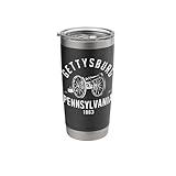 Gettysburg Pennsylvania 1863 Battlefield war civil history Stainless Steel Insulated Tumbler