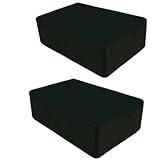 Yoga Blocks 2 Pack, Lightweight Premium EVA Foam Yoga Blocks, Non Slip Supportive Foam Blocks Yoga, Pilates, Stretching and Meditation, Women Men Yogi Yoga Beginners (2pc)