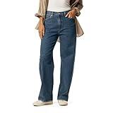 Levi Strauss Signature Gold Women's Heritage Original Wide Leg Jeans, Blue Oddity