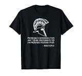 Motivational Aristotle Quote - Ancient Greek Philosophy T-Shirt