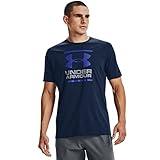 Under Armour Mens Global Foundation Short-Sleeve T-Shirt , Academy Blue (408)/Royal Blue , Small