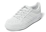 adidas Hoops 4.0 Basketball Sneaker, White/White/Black, 5 US Unisex Big Kid