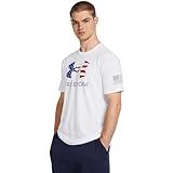 Under Armour Men's Freedom Graphic Short Sleeve T-Shirt, (100) White/Steel/Logo, 3X-Large