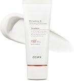 COSRX Vitamin E Vitalizing Face Sunscreen SPF 50, 1.69 fl oz, SPF Moisturizer, Lightweight under Makeup, Travel Essentials, Summer Essentials, Korean Skin Care, Korean Sunscreen for Face