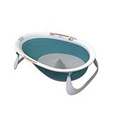 The First Years Sure Comfort Collapsible Baby Bathtub - 2-Position Grow with Me Design - Lightweight and Portable Travel Bathtub for Baby - Ages 0 to 18 Months