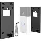 No-Drill Ring Doorbell Mount for All-new Battery Doorbell (2024 Release), Strong Adhesive Doorbell Mounting Plate, 2024 Video Doorbell Holder Bracket Accessories for Apartment Rentals Office