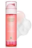 [K-Beauty] Rose Vitamin Oil to Foam - All-in-One Korean Face Wash OilBased Foaming Facial Cleanser - Pore Minimizing & Blackhead Remover - Makeup Deep Cleansing Oil for All Skin Types (3.88 fl oz)