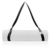 Slim Panda Yoga Mat Straps for Carrying,Adjustable Yoga Mat Carrier, Yoga Mat Sling(Yoga Mat Not Included)(Black)