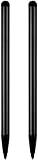 2pcs Black Stylus Pens for Universal Touch Screen Devices - Compatible with iPad, Samsung Galaxy, Smartphones