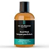 The Art of Shaving Beard Wash - Leaves Beard Hair Clean & Soft, Removes Dirt, Oil, & Impurities, Peppermint, 4 Fl Oz